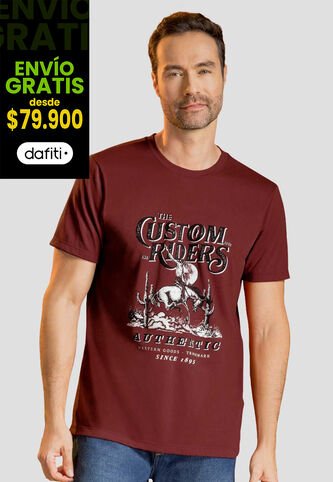 Camiseta Hombre Merlot Mp 113722 MP
