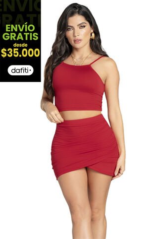 Conjunto Mujer Rojo Mp 6585 MP