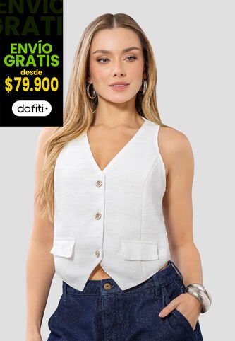 Chaleco Mujer Marfil Mp 111273 MP