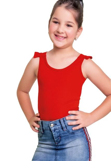 Body Infantil Mujer Rojo Marketing  Personal