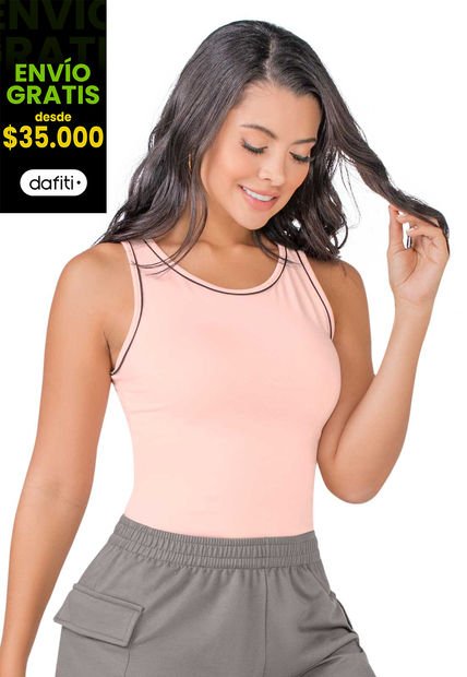Camiseta Mujer Rosa Mp 141