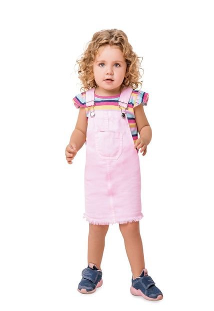 Jardinera Bebe Niñas Rosado MP