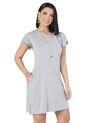 Vestido Corto Mujer Gris Jaspe Mp 68383 de MP