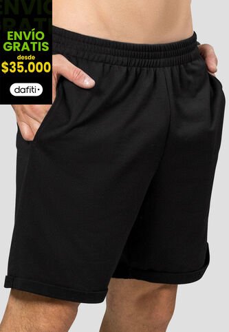 Bermuda Hombre Negro Mp 100496 MP