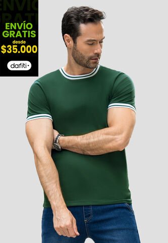 Camiseta Hombre Verde Pino Mp 110751 MP