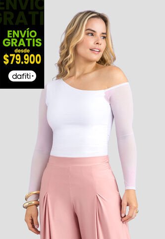 Blusa Mujer Blanco Mp 113625 MP