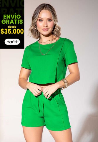 Conjunto Mujer Verde Antioquia Mp 1842 MP