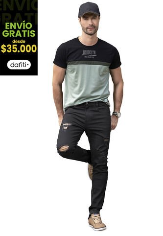 Camiseta Hombre Multicolor Mp 34807 MP