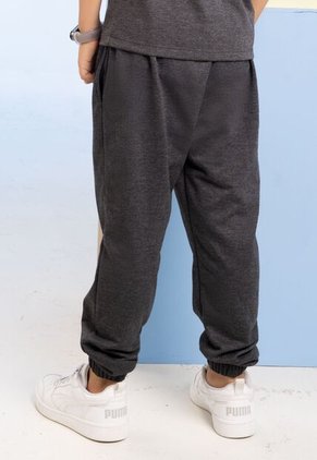 Jogger Infantil Masculino Negro Mp 101505