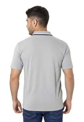 Polo Hombre Gris Jaspe Mp 2147