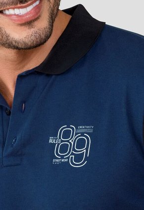 Polo Hombre Azul Navy Mp 105398