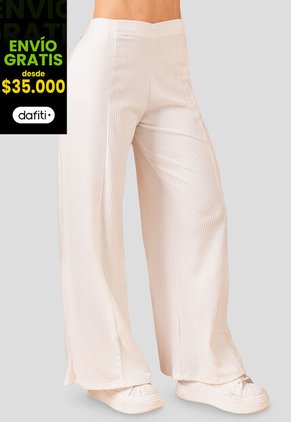 Pantalón Mujer Marfil Mp 102332