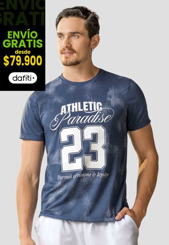 Camiseta Hombre Azul Profundo Mp 113605 MP