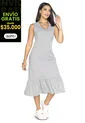 Vestido Largo Mujer Gris Jaspe Mp 3766 de MP
