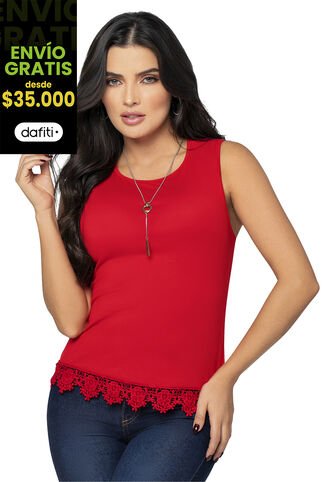 Camiseta Mujer Rojo Mp 7747 MP