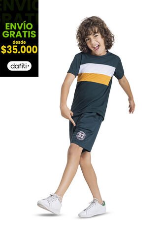 Bermuda Infantil Verde Botella Mp 1872 MP