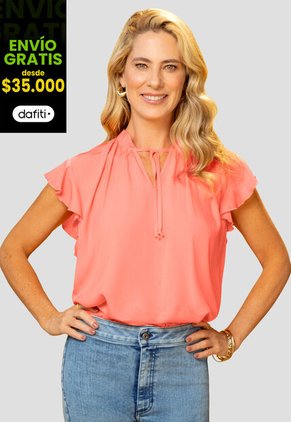 Blusa Mujer Salmon Mp 110427
