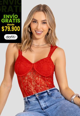 Blusa Mujer Rojo Mp 113703 MP