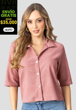 Camisa Mujer Palo De Rosa Mp 110504