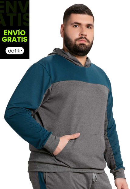 Buzo Hombre Gris Mp 89204