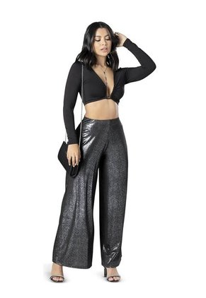 Pantalón Mujer Negro Mp 3406