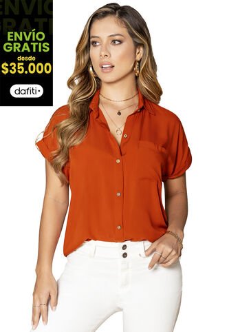 Camisa Mujer Ladrillo Mp 6135 MP