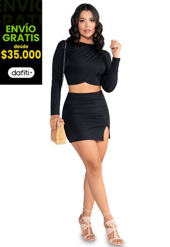 Conjunto Mujer Negro Mp 3250 MP
