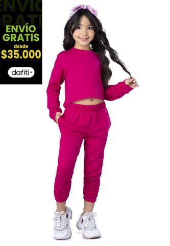 Conjunto Infantil Bebés Fucsia Mp 87285 MP