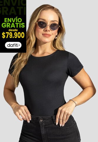 Camiseta Mujer Negro Mp 113376 MP