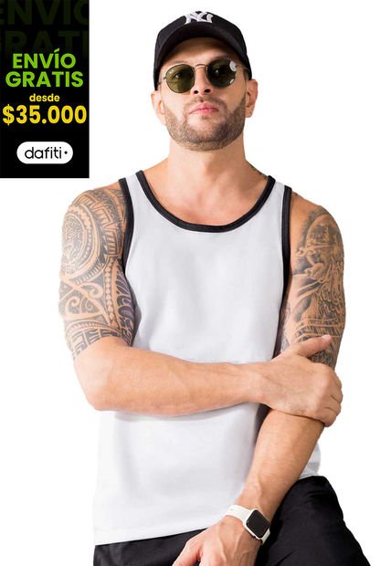 Camisilla Hombre Blanco Mp 1944