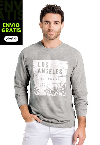 Buzo Hombre Gris Mp 1883