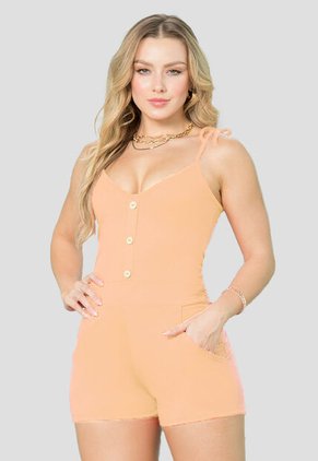 Enterizo Corto Mujer Caramelo Mp 146