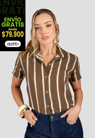 Camisa Mujer Estampado Mp 113209 MP