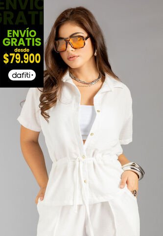 Camisa Mujer Marfil Mp 113323 MP