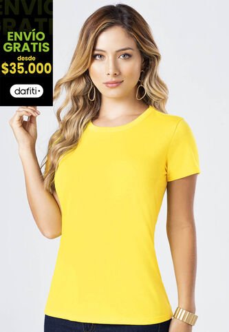 Camiseta Mujer Amarillo Mp 82961 MP