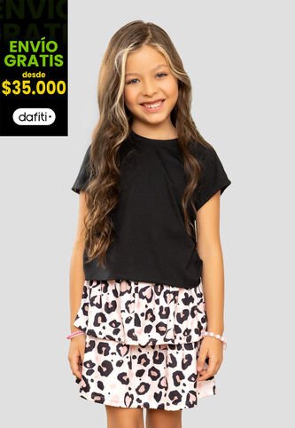 Conjunto Niñas Infantil Estampado Mp 107265 MP