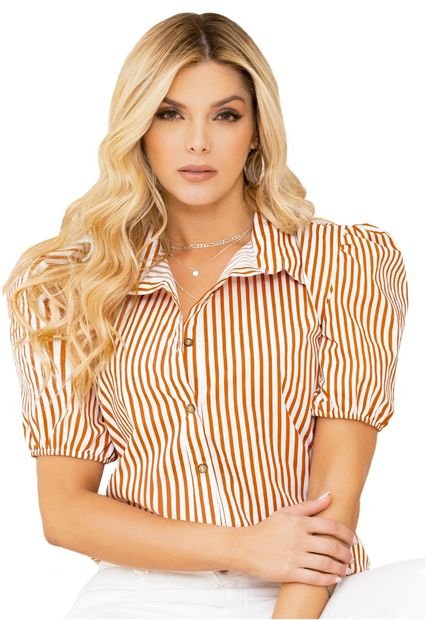 Camisa Adulto Naranjada Mp 92946