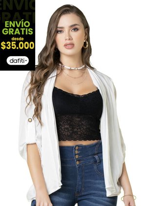 Crop Top Mujer Negro Mp 92547