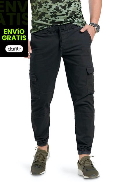 Jogger Juvenil Masculino Negro MP