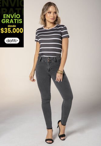 Jean Mujer Gris Mp 89588 MP