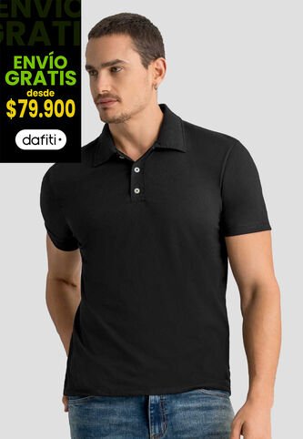 Polo Hombre Negro Mp 113053 MP