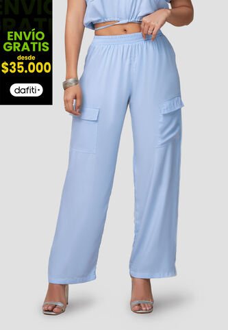 Pantalón Mujer Azul Mp 104022 MP