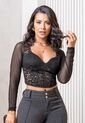 Blusa Exterior Negro Mp 878 de MP