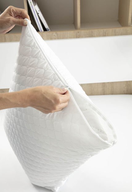 Funda Del Almohada Acolchada Blanco Mp 58687
