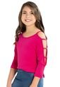 Blusón Infantil Femenino Fucsia Marketing  Personal de MP