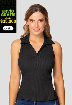 Blusa Mujer Negro Mp 108314
