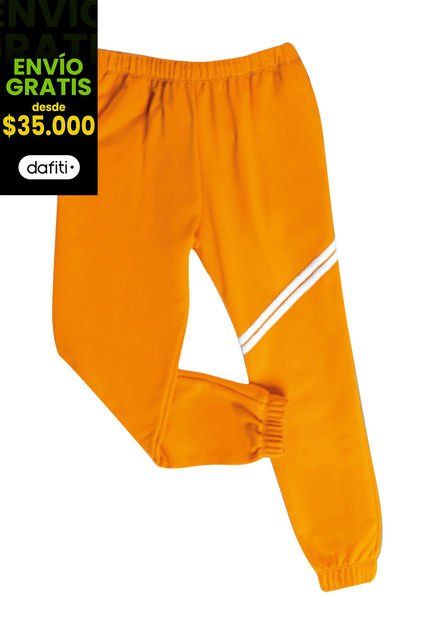 Jogger Infantil Masculino Naranja Mp 6082