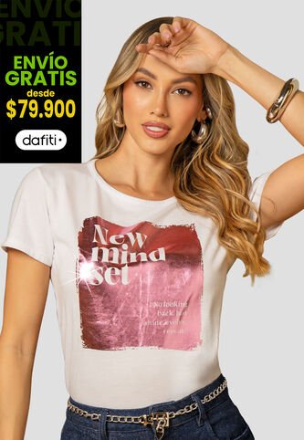Camiseta Mujer Blanco Mp 112588 MP