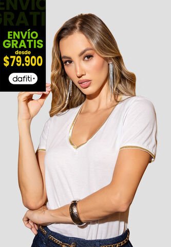 Camiseta Mujer Blanco Mp 112591 MP