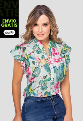 Blusa Mujer Estampado Mp 110136